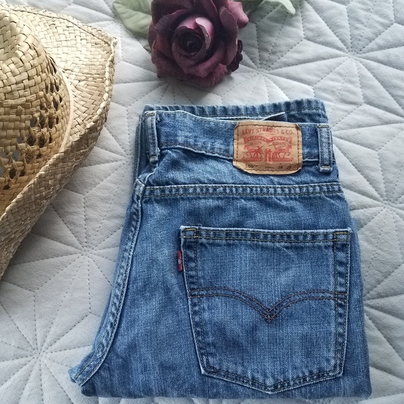 VTG LEVIS Soft Faded Straight Denim JEANS 28 x 28 - Picture 2 of 8